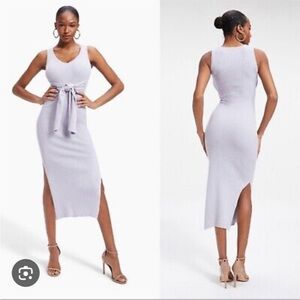 Good American Elegant Lavender Sleeveless Dress